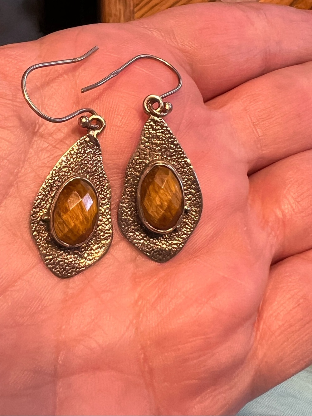 Tigers Eye Earrings